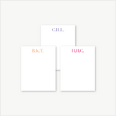 monogram notepad, personalized notepad, custom notepad, monogram stationery, personalized stationery, custom stationery, custom gift, personalized gift